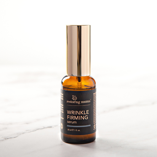 Wrinkle Firming Serum is a concentrated serum specially formulated to tighten loose skin and lessen the appearance of wrinkly skin for belly and body.