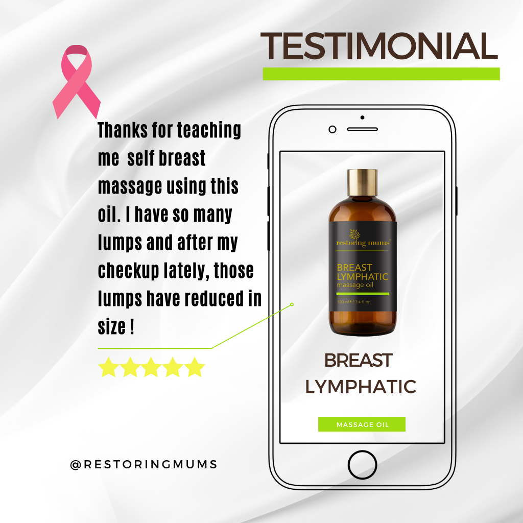 Breast Lymphatic Massage Oil
